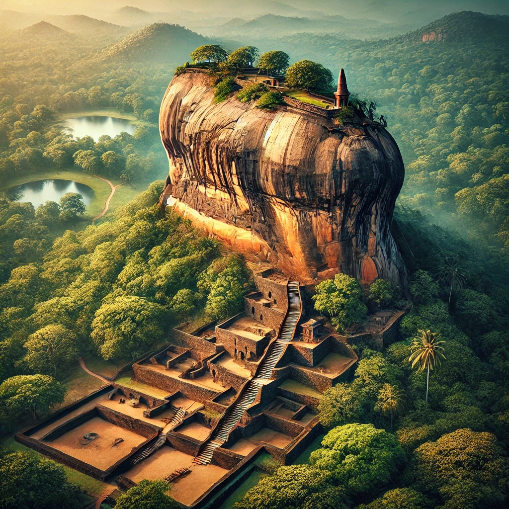 Sigiriya Rock skyline